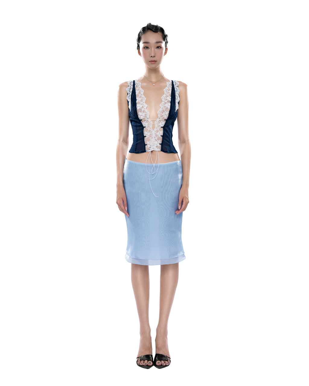 Crey Top - Navy Blue