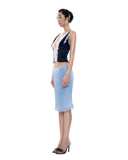 Crey Top - Navy Blue