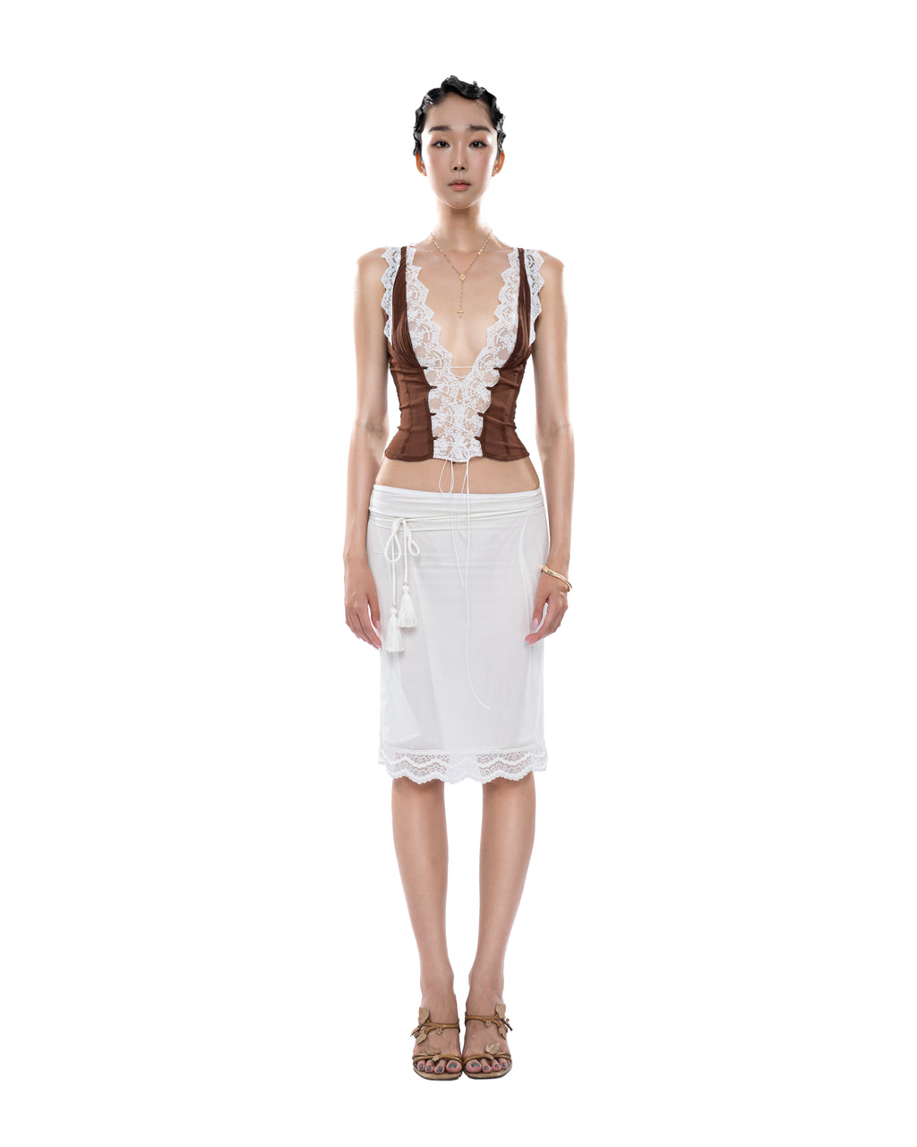 Crey Top - Brown