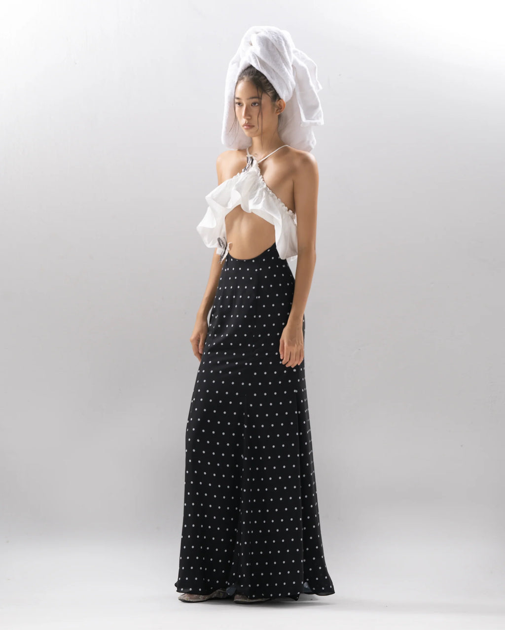 Karolina dress with butterfly pins