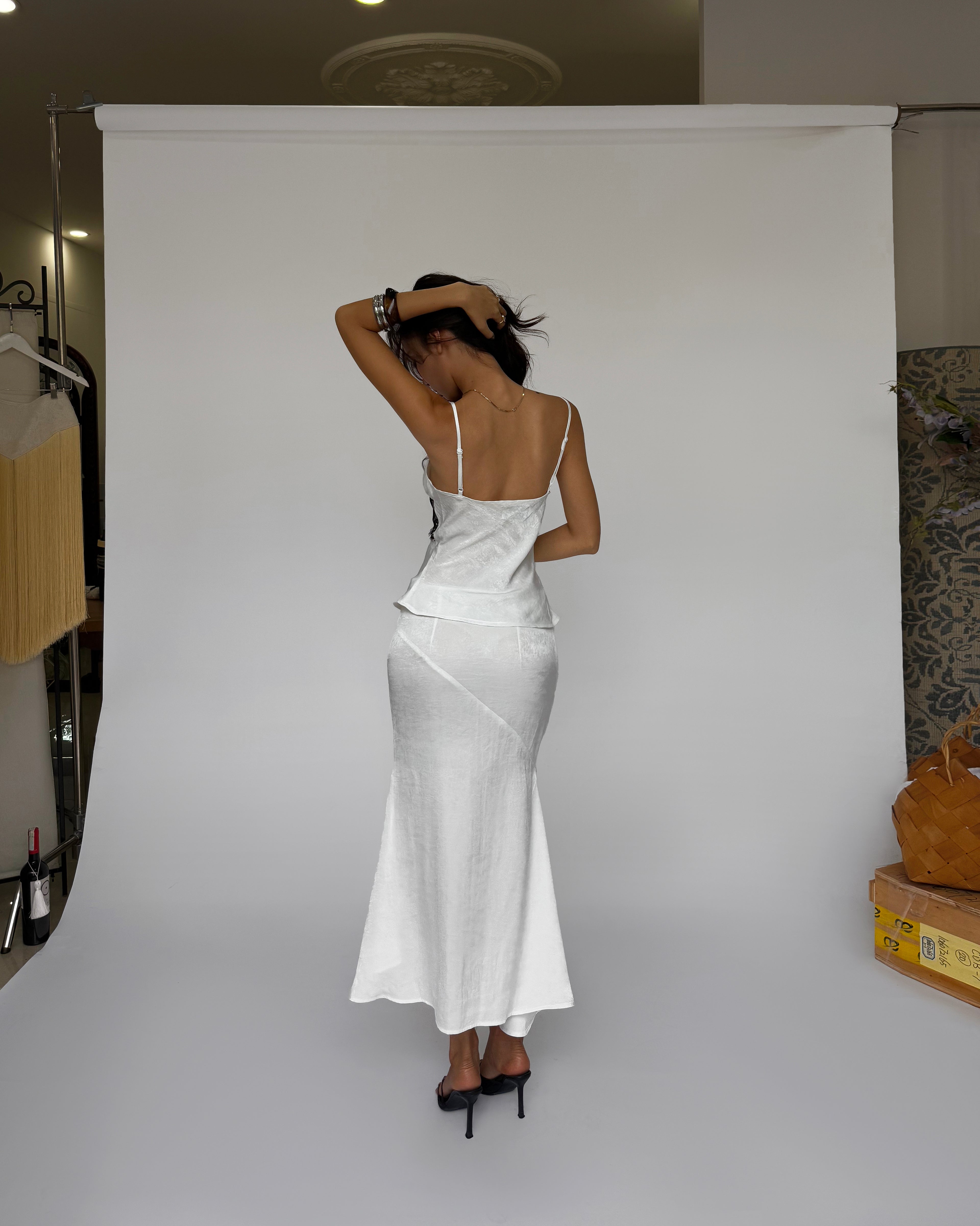 Vell Skirt - White