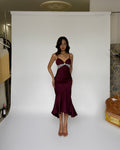 Vell Skirt - Burgundy