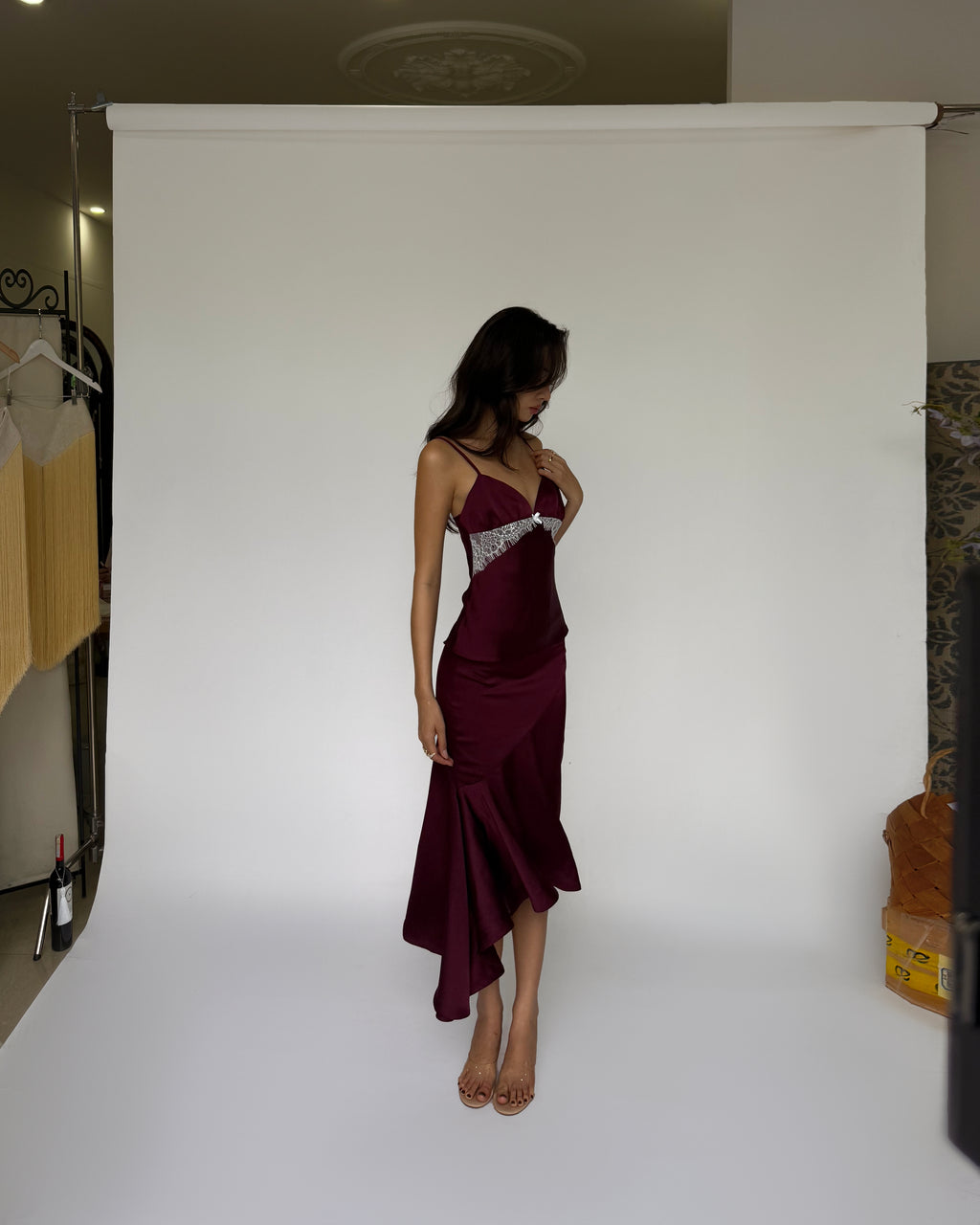 Vell Top - Burgundy