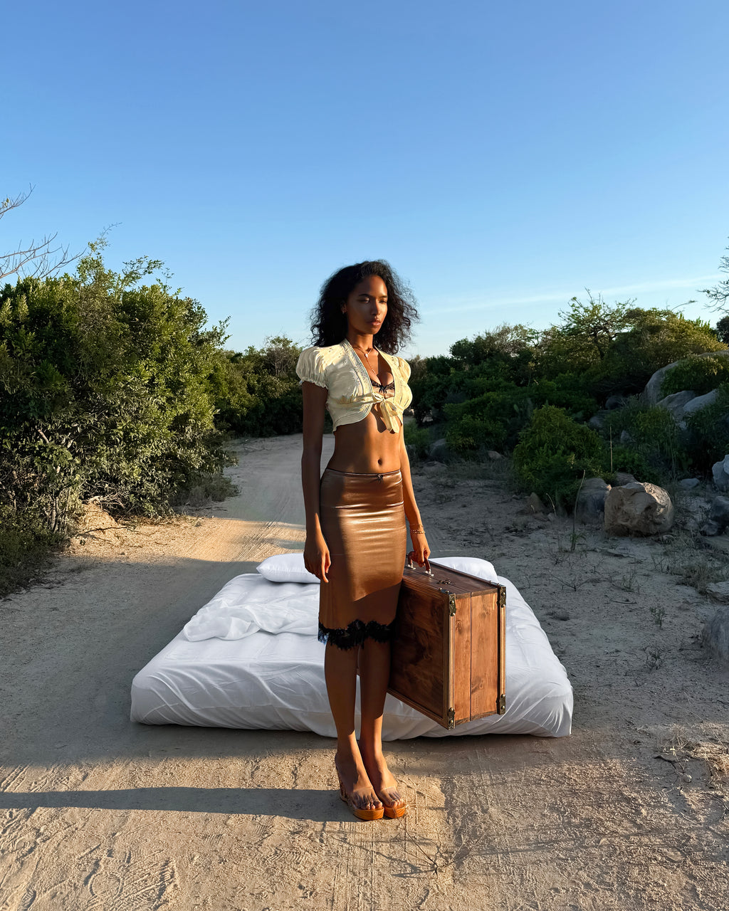 Marta Skirt - Brown