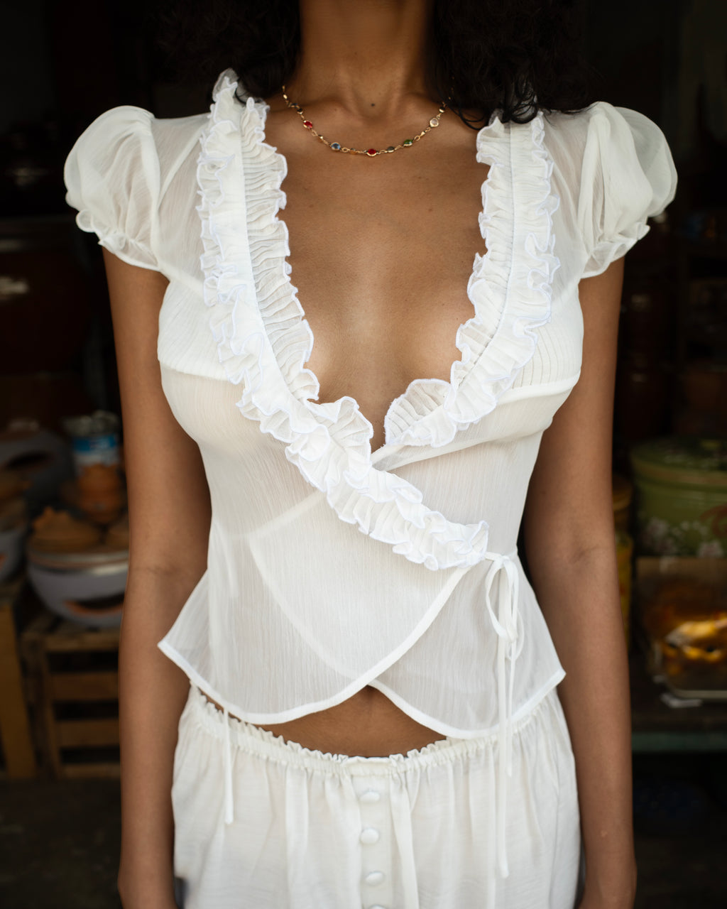 Namy Top - White