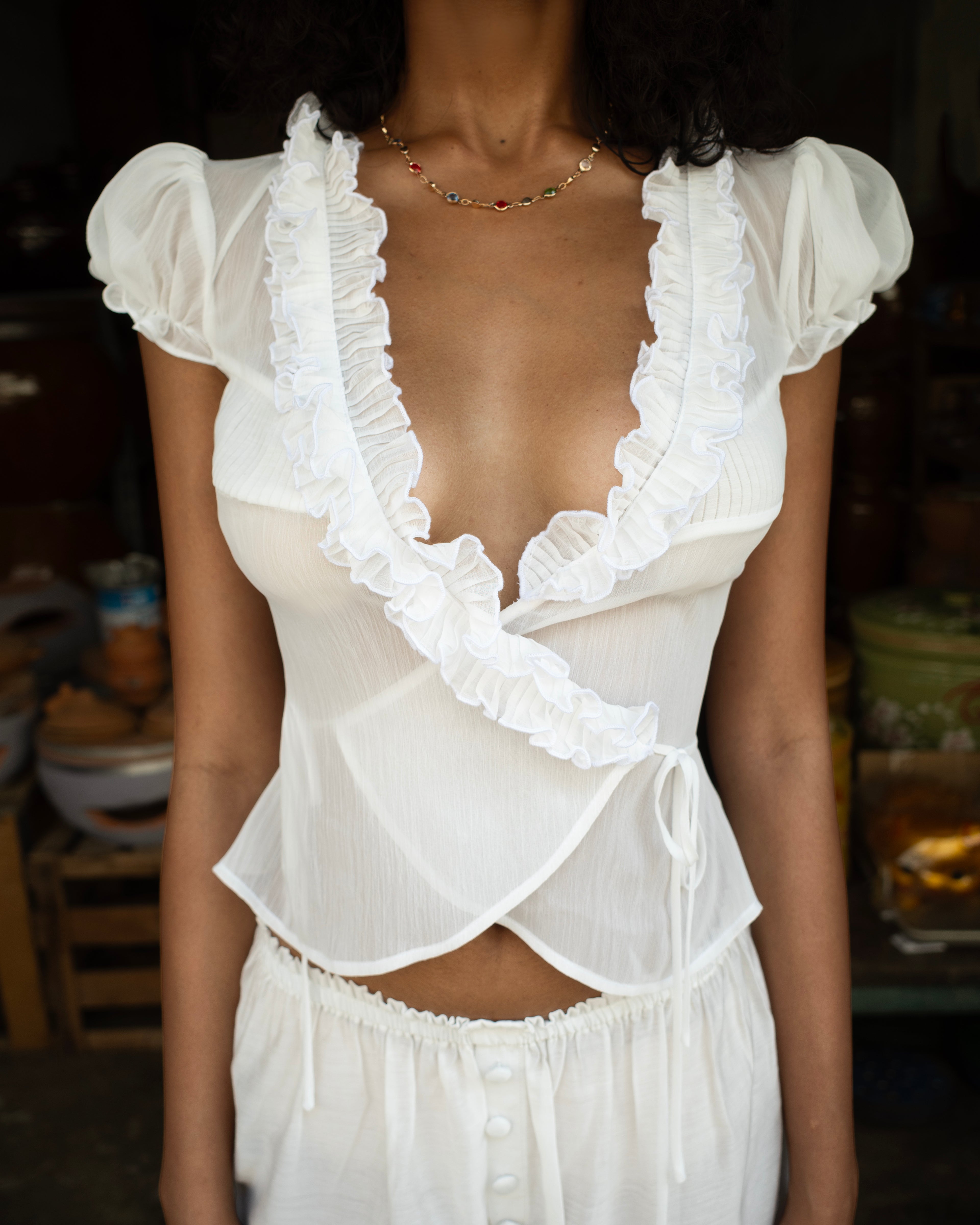 Namy Top - White