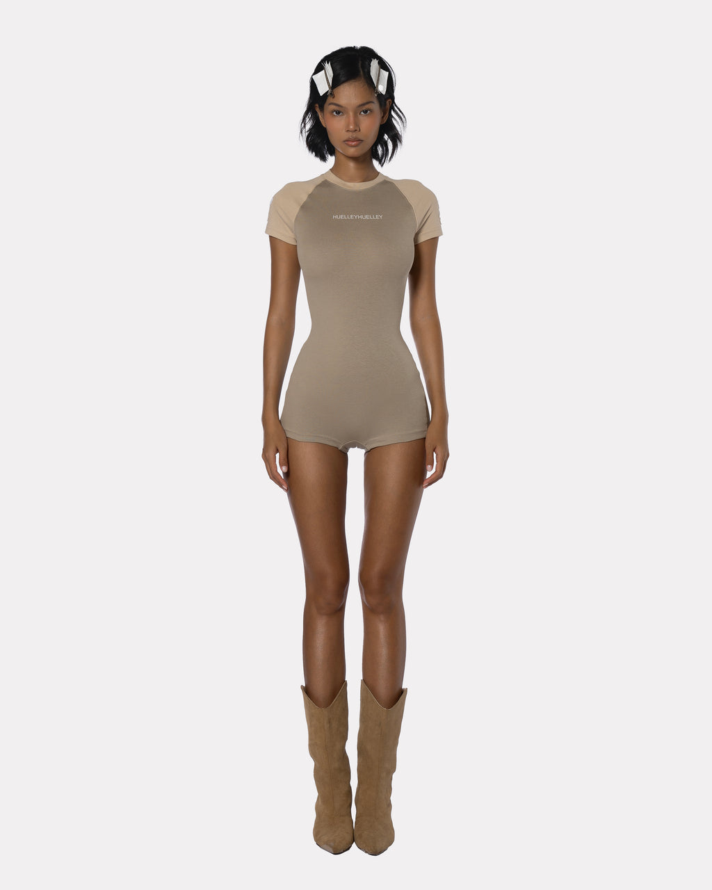 Stormi Bodysuit - Beige