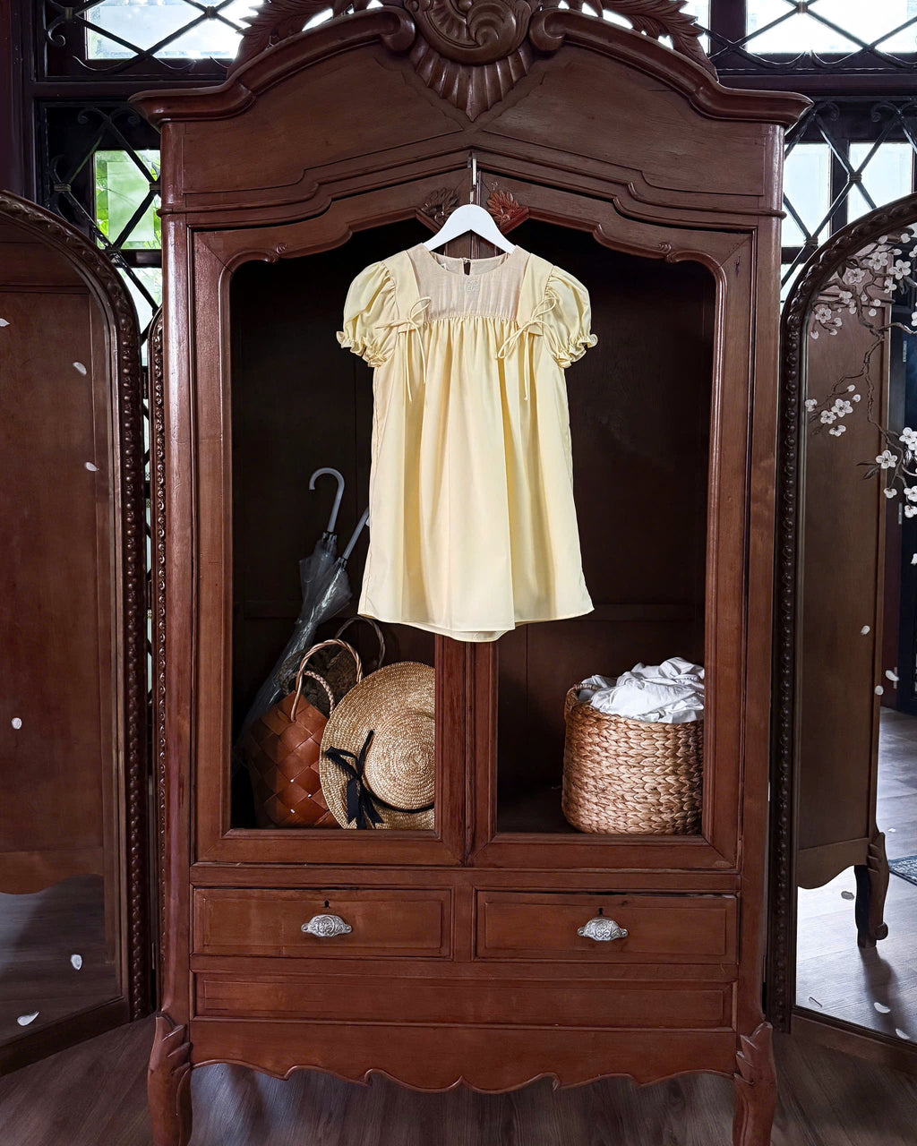 Delphine Dress - Yellow