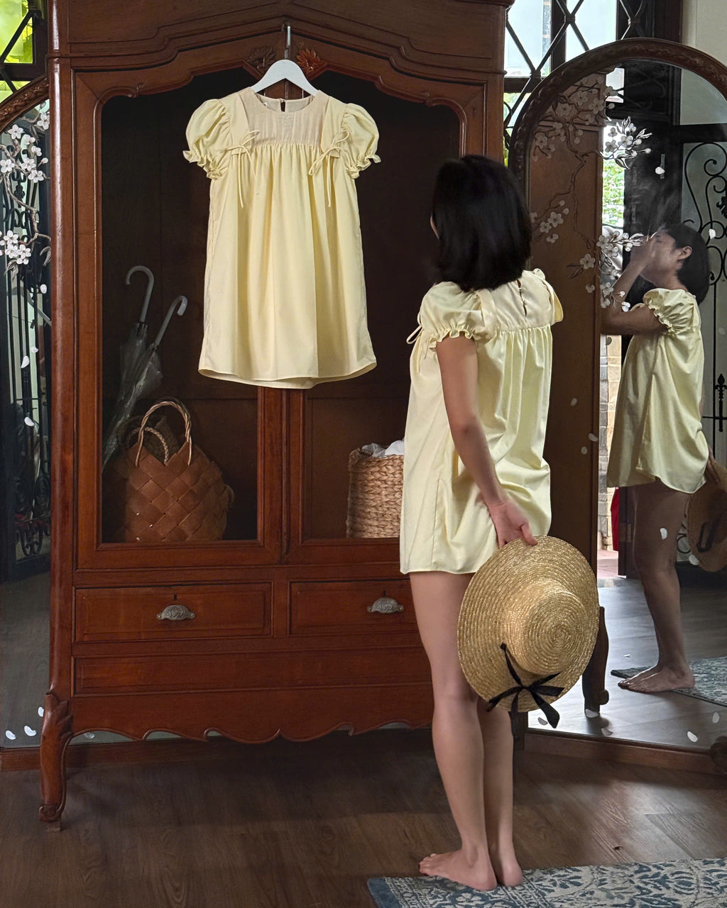 Delphine Dress - Yellow